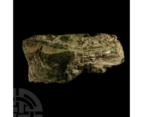 A large sample displaying dark moss-green, dark emerald-green and light green colours, collection number 376.  1.17 kg, 15.4 