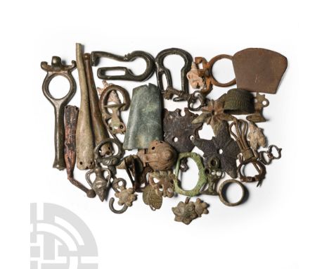 14th-19th century A.D.. Including thimbles, belt plates, seals and other items; many of these objects are published in the De