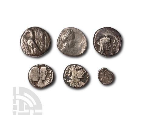 4th century BC - 1st century AD.. Including Drachms of Nabataean Kings, a Didrachm of Obodas II and Hagaru and a 1/16 Phoenic