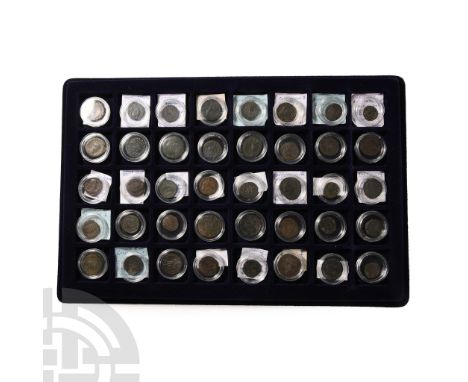 1st-5th century AD.. Comprising: various emperors, issues and reverse types including AE3/4s, Folles, and radiates.  353gr to