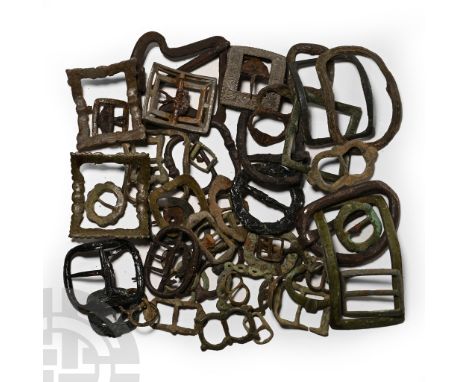 14th-19th century A.D.. Including shoe buckles, D-frame and double-frame types; many of these objects are published in the De