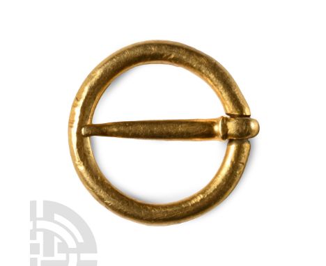 13th-14th century A.D.. Ring brooch with sword-shaped pin. Bailey, G., Detector Finds 1, Witham, 1992, p.47-48, no.8; and Bai