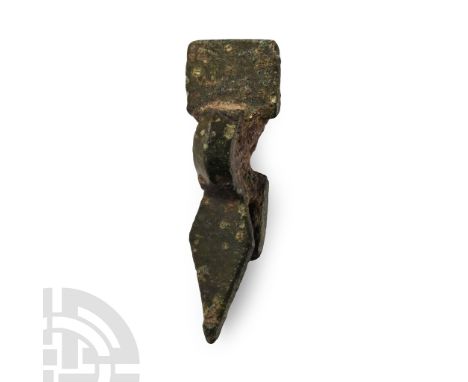 Later 5th-6th century A.D.. With rectangular headplate and deep bow. Cf. MacGregor, A. & Bolick, E., A Summary Catalogue of t