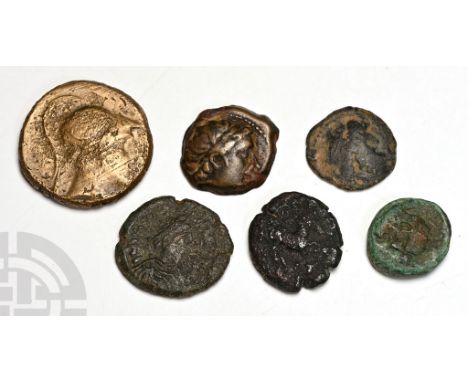 4th century BC-4th century AD.. From various mints and rulers.  22.10gr total, 13-20mm (). Acquired from Reeman Dansie, Colch