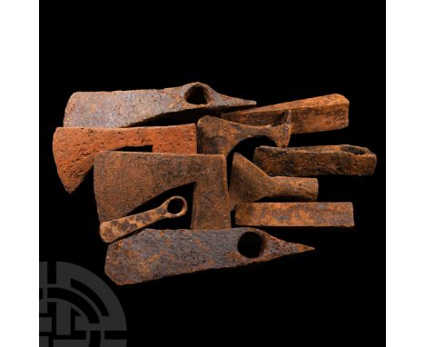 10th-18th century A.D.. Mainly comprising socketted axeheads and adzes, adze-axes, wedges and other items. Cf. Hjardar, K. &a