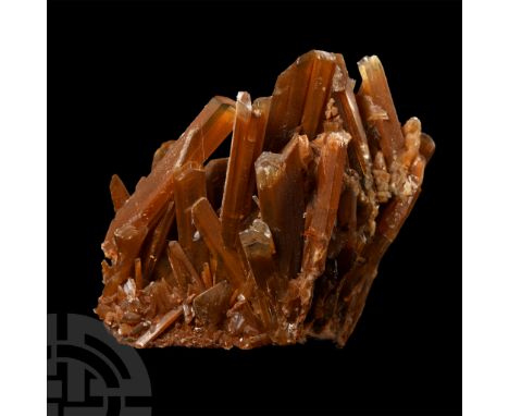 Displaying large tabular crystals with fine examples if swallow-tail contact twins, collection number 533; purchased for £25.