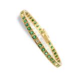 Smaragd-Diamantarmband