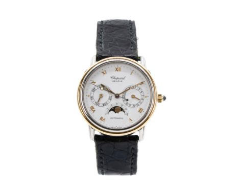 Chopard Luna D'OroAutomatik, Gehäuse-Nr. 244618 | Ref.-Nr. 8131, Gehäuse Stahl/Gelbgold, Durchmesser 36 mm, Armband Leder, Or