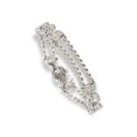 Diamantarmband im Art déco Stil
