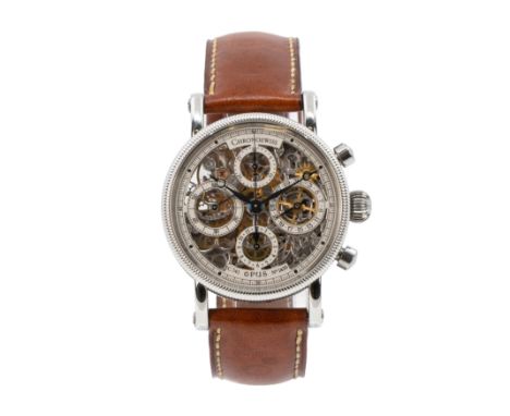 Chronoswiss OpusAutomatik, Referenz-Nr. CH7523S | Gehäuse-Nr. 7628, Gehäuse Stahl, Skelettzifferblatt, C. 741 Opus No. 1435 b