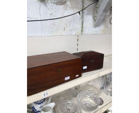 Writing box and tea caddy 