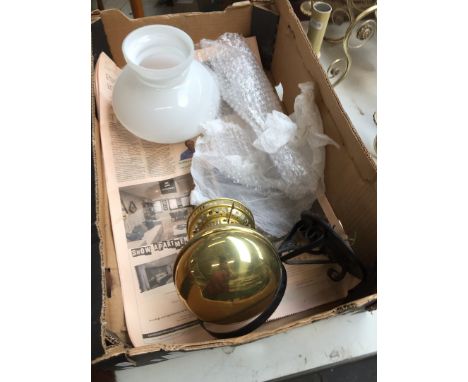 Light fitting (converted oil lamp) 