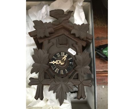 A cuckoo clock 