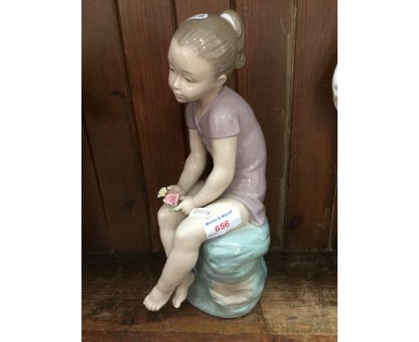 Nao seated  girl figure 