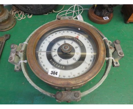 MARITIME, a large gimballed ship's compass "Hokushin Gyro Compass"