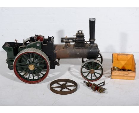 A Rushton & Proctor Lincoln England 2 inch scale live traction steam engine, (a project), comes with body and parts, total le