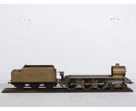 A part built "Black Five" model locomotive railway engine, 4-6-0.