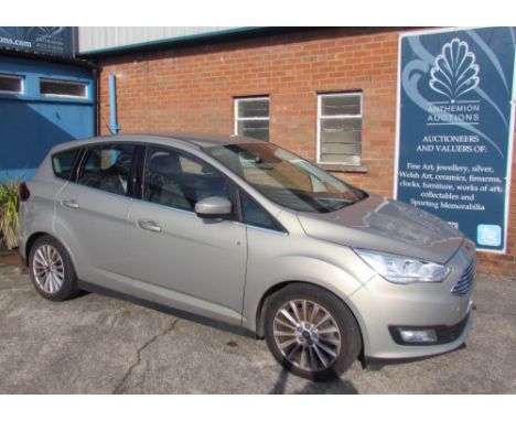 A Ford C-Max Titanium TDCI, MPV, 1499cc, Diesel, in silver registration number CP66 KXN, 15712 recorded miles, first register