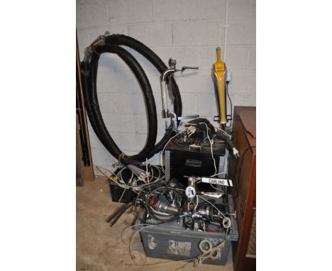 A SELECTION OF BAR DISPENSING EQUIPMENT including a K Coolers remanufactured beer cooler, an Icecore Lid 5B cooler, various p