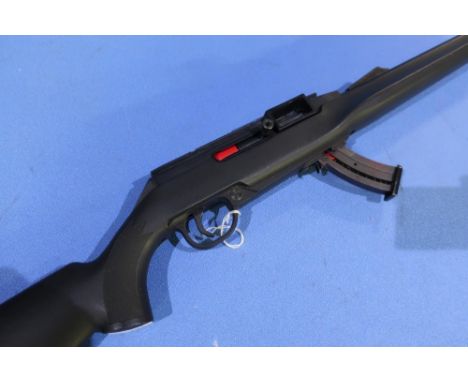 Remington 522 Viper .22 self loading rifle with ten shot magazine, serial no. 3040853, barrel screw cut for sound moderator (