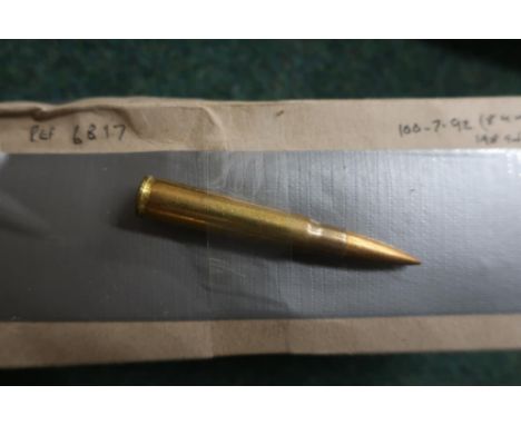 One hundred rounds of 7.92 (8mm) rifle ammunition  (section one certificate required) 