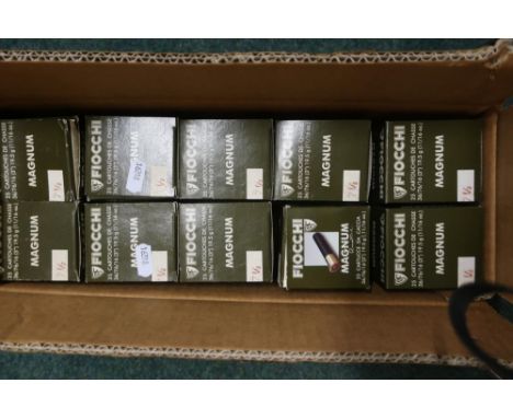 Two hundred and fifty rounds of Fiocchi Magnum .410 shotgun ammunition (shotgun certificate required) 