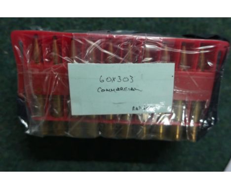 Sixty rounds of .303 commercial ammunition (section one certificate required) 