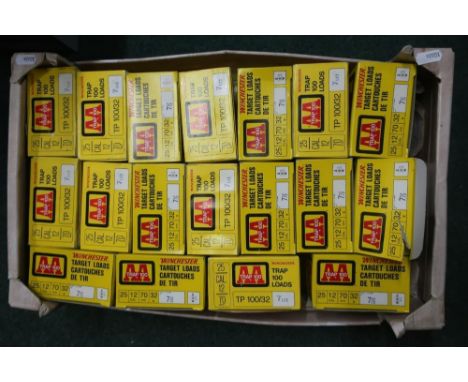 Four hundred and fifty rounds of Winchester AA Trap 100 shotgun ammunition (shotgun certificate required) 