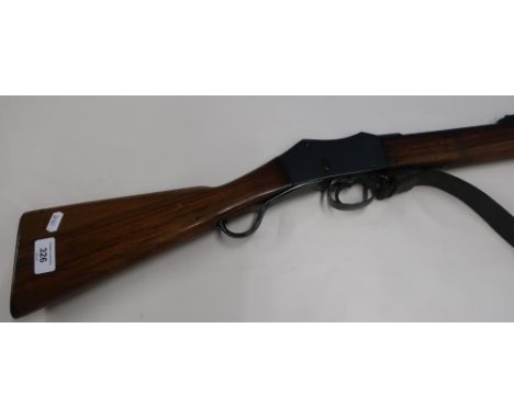 Holland &amp; Holland 98 New Bond Street London martini action .450 cal rifle with 32 3/4 inch barrel, fixed foresight and ad