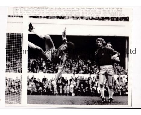 ARSENAL    Eleven original b/w Press Photos, most with stamps or paper notations on the reverse, with the majority 12" X 8" i