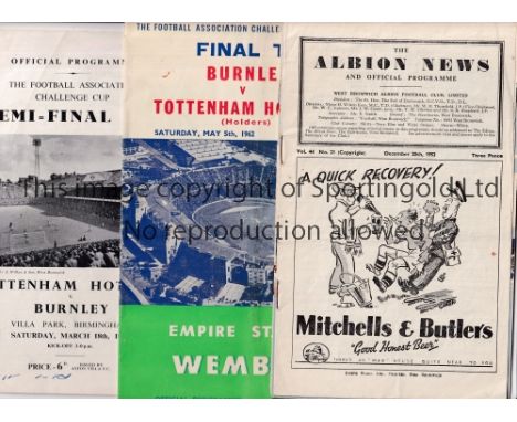 TOTTENHAM HOTSPUR     Twelve programmes including homes v Sunderland and WBA both 60/1 and Scotland XI 64/5 and 4 pirate issu