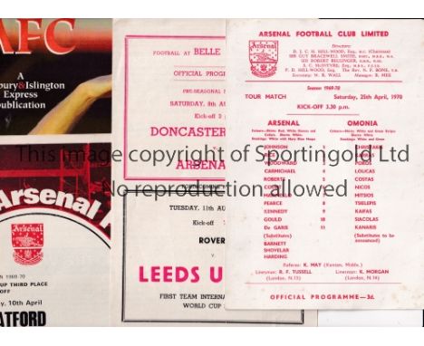 ARSENAL     Four items: AFC magazine issued by Highbury &amp; Islington Express 6/8/1999, issue no. 1, home single card progr
