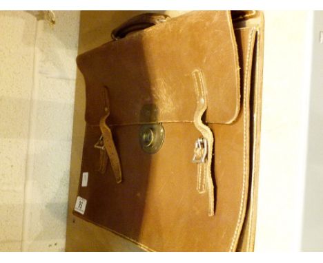 Vintage leather brief case