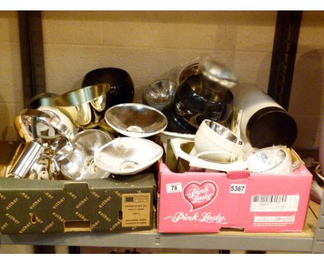 Large quantity of mixed light fittings including retro eye ball spot lights