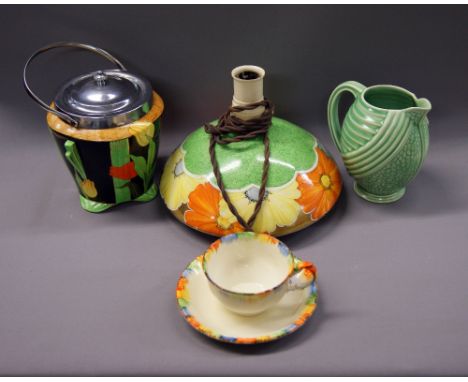 A selection of Art Deco ceramics