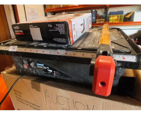 TWO TILE CUTTERS ETC 