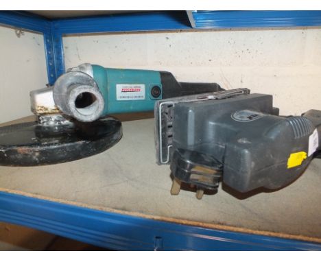 A BOSCHMANN ANGLE GRINDER PLUS A NUPOWER SANDER