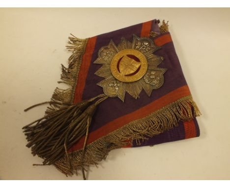 A FRIENDLY SOCIETY SASH 
