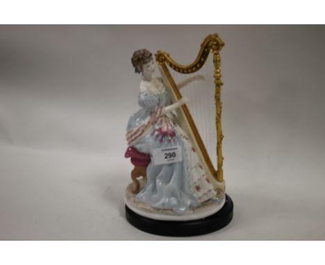A ROYAL WORCESTER GRACEFUL ARTS MUSIC FIGURE