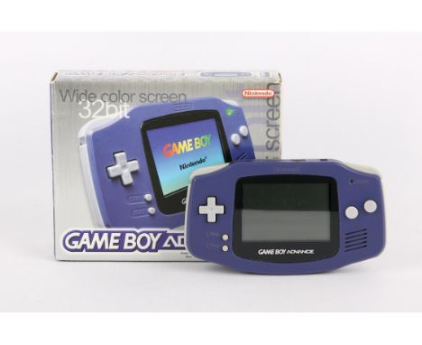 Nintendo Game Boy Advance (GBA) boxed system [Indigo] (PAL) Item is complete, boxed and in great condition 