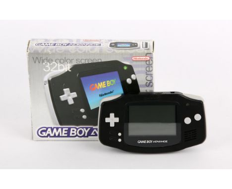 Nintendo Game Boy Advance (GBA) boxed system [Black] (PAL) Item is complete, boxed and in great condition 