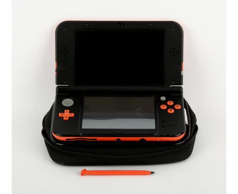 Nintendo 'New 3DS XL' [Orange and Black] Console (PAL) Item is in great condition, though there is a scratch to the lower (to