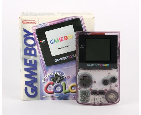 Nintendo Game Boy Colour boxed system [Atomic Purple] (PAL) Item is complete, boxed and in great condition Condition Report: 