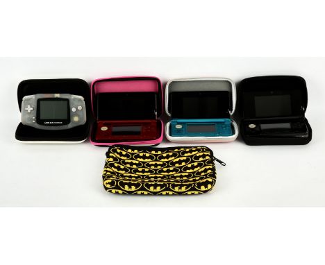 Nintendo handheld console bundle (PAL) Includes: 3DS console [Metallic Red], 3DS console [Metallic Blue], 3DS console [Metall
