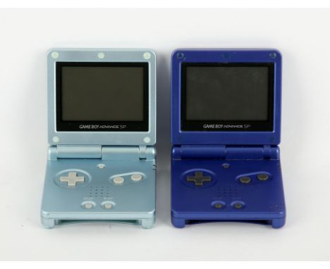 Nintendo Game Boy Advance SP blue loose console bundle (PAL) Includes: Pearl Blue and Cobalt Blue Consoles are unboxed, untes