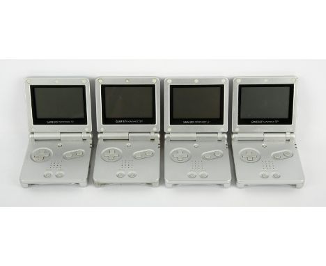 Nintendo Game Boy Advance SP silver loose console bundle (PAL) Includes 4 loose silver consoles Consoles are unboxed, unteste