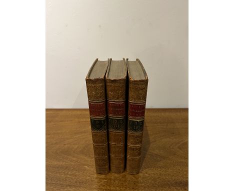 to be sold without reserve 3 volumes The Miscellaneous Works of John Dryden, Esq.; Containing all his Original Poems, Tales, 