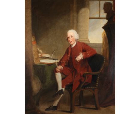 Circle of Johann Zoffany (1733-1810) Portrait of Lancelot (Capability) Brown Dated, lower left: 1775 Oil on canvas Lancelot B
