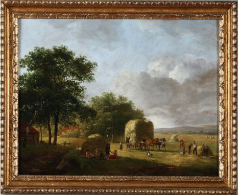 Bakhuyzen, Hendrik van de Sande (1795-1860) A pair of pastoral landscapes Oil on panelÂ&nbsp; Signed With labels,Â&nbsp;verso