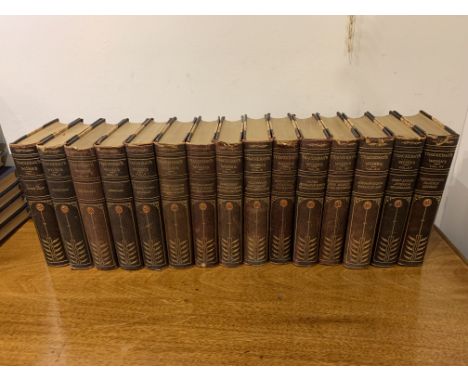 To be sold without reserve 15 volumes With introductions by W. P. Trent and J. B. Henneman The Complete Works of W. M. Thacke